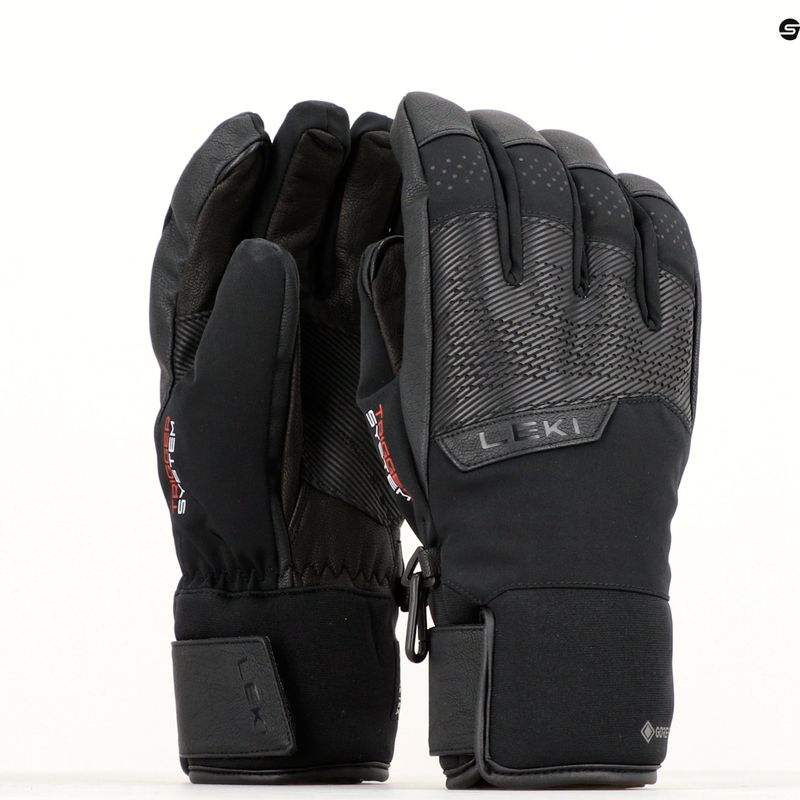 Férfi sí kesztyű LEKI Performance 3D GTX fekete 8