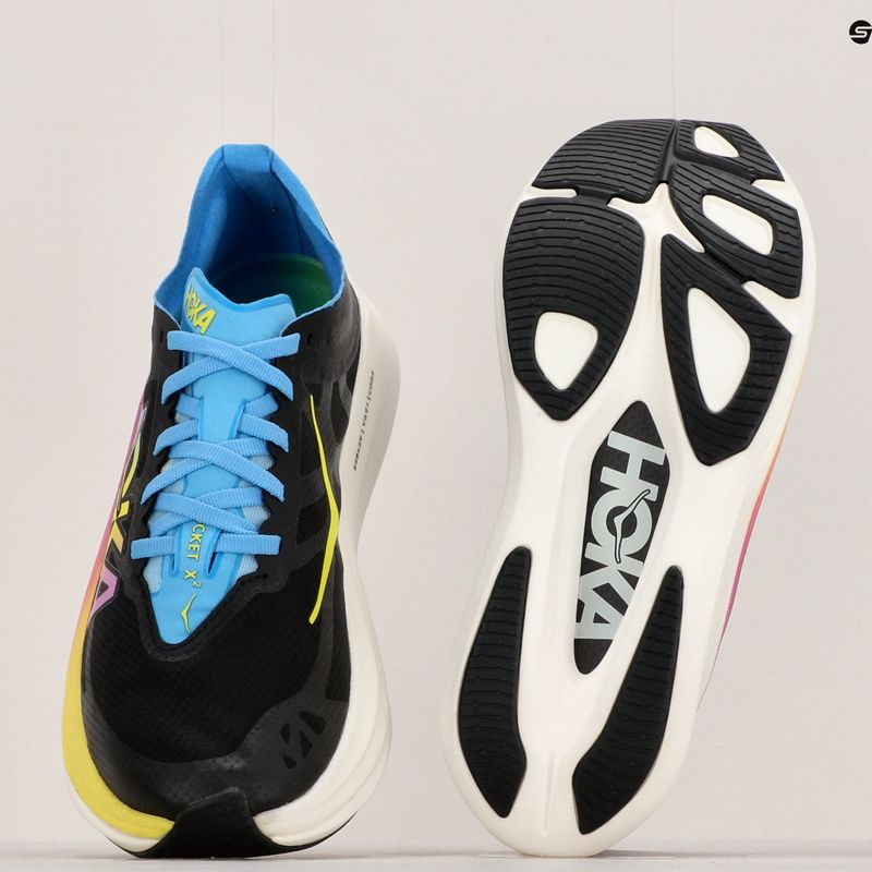 Férfi futócipő HOKA Rocket X 2 fekete/multi 9