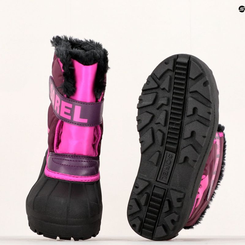 Sorel Snow Commander gyermek túrabakancs lila dália/groovy pink 14