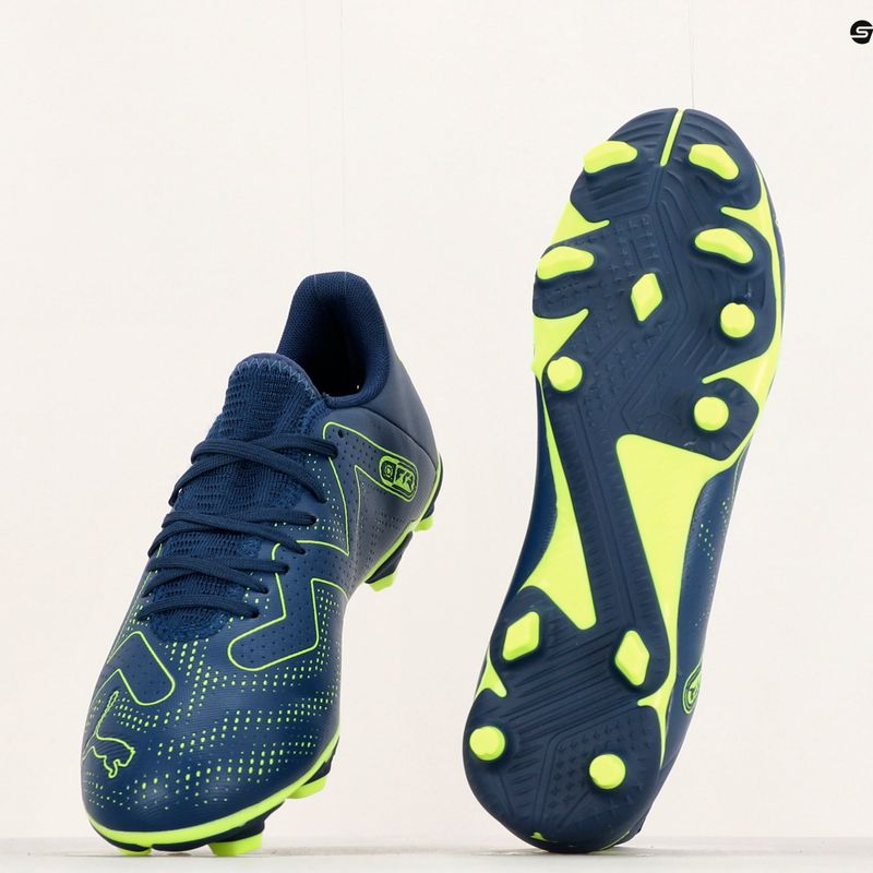 PUMA Future Play FG/AG férfi futballcipő perzsa kék/pro zöld 17
