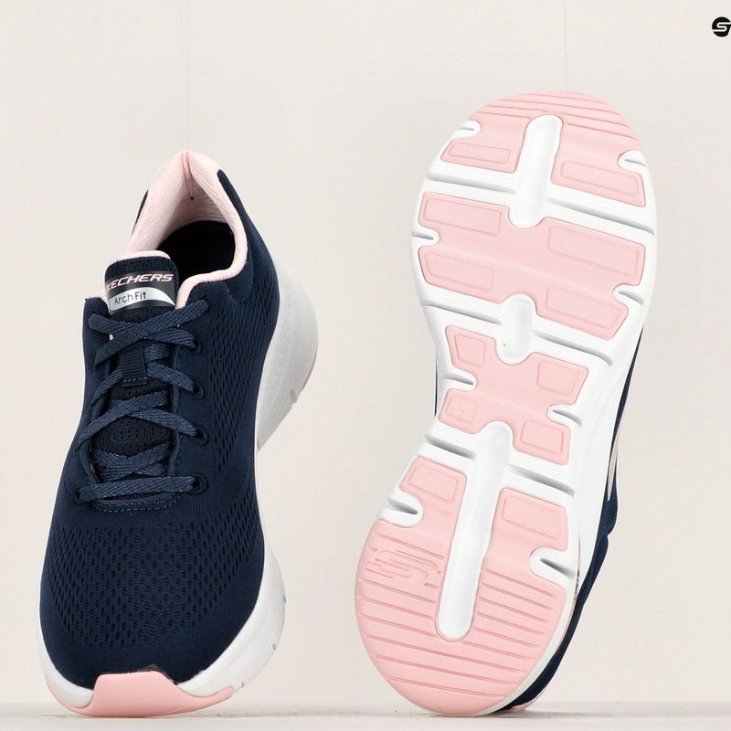 Női edzőcipő SKECHERS Arch Fit Big Appeal navy/pink 14