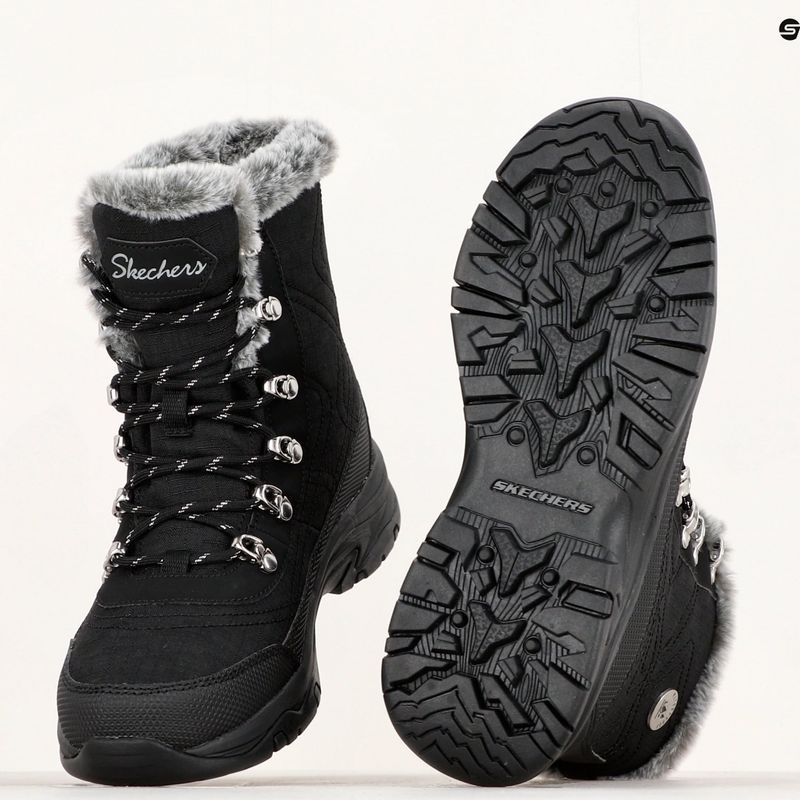 Női túrabakancsok SKECHERS Trego Cold Blues fekete 14