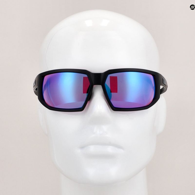 Bliz Arrow Nano Optics Nordic Light S2 kerékpáros szemüveg matt fekete/begónia/ibolya kék multi 10