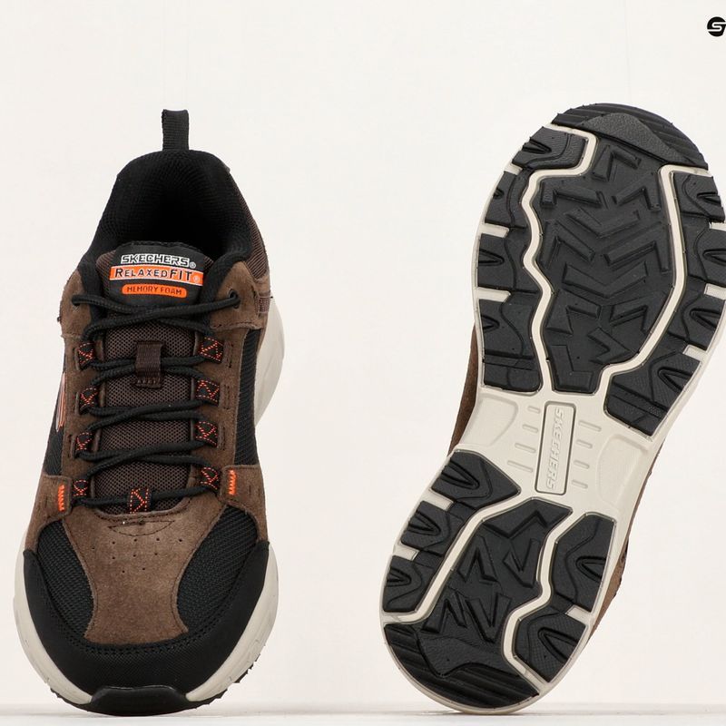 SKECHERS Oak Canyon férfi trekking cipő csokoládé/fekete 14