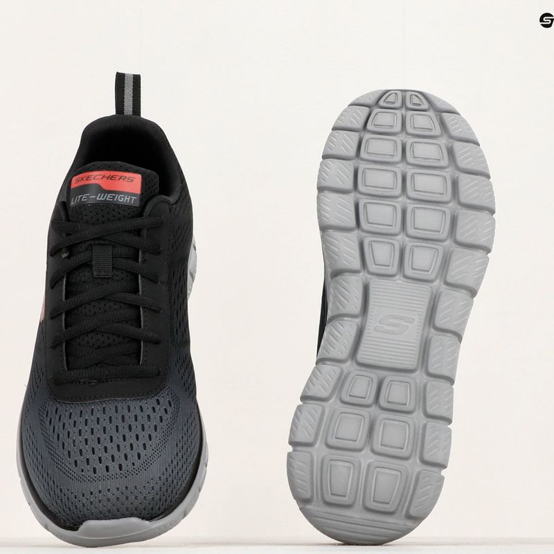 SKECHERS Track Ripkent férfi edzőcipő fekete/szürke 9