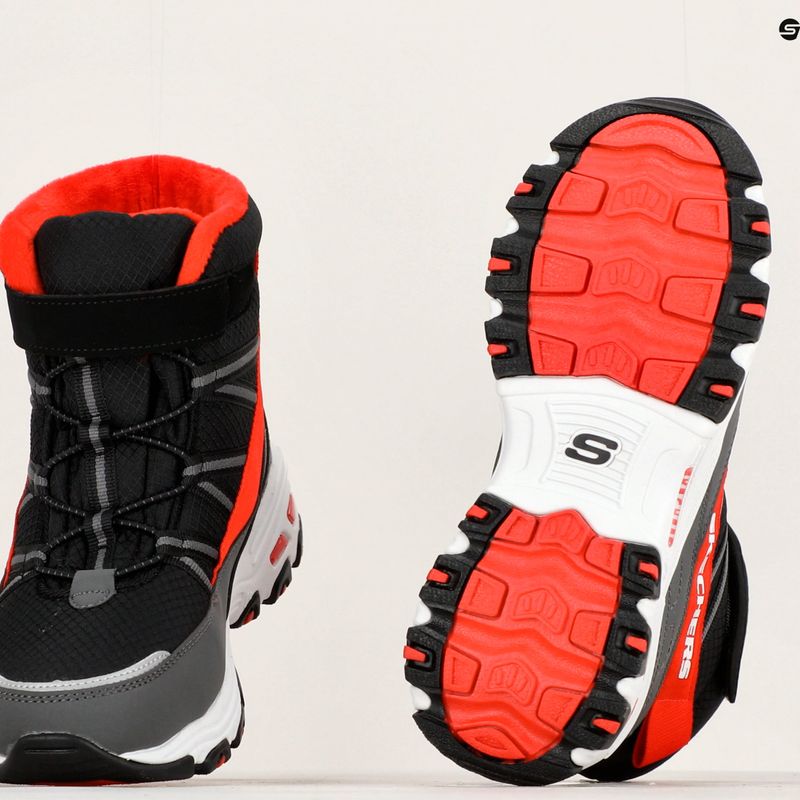 SKECHERS D'Lites gyermek túrabakancs fekete/piros 10