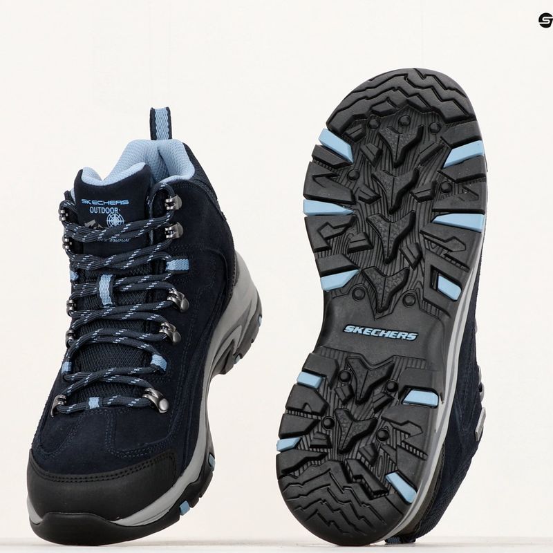 Női túrabakancs SKECHERS Trego Alpine Trail navy/gray 14