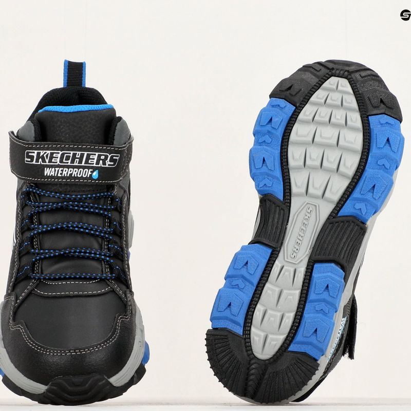 SKECHERS gyerek túracipő Drollix Venture Rush fekete/royal 14