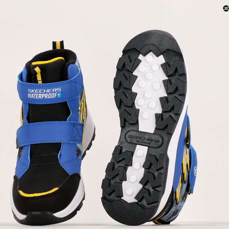 SKECHERS Storm Blazer Hydro Flash kék/fekete gyermek edzőcipő 10