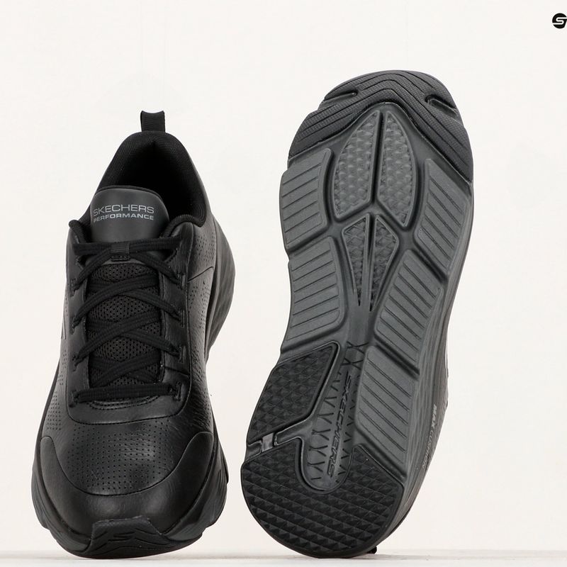 SKECHERS Max Cushion Elite Lucid fekete/szürke férfi futócipő 15