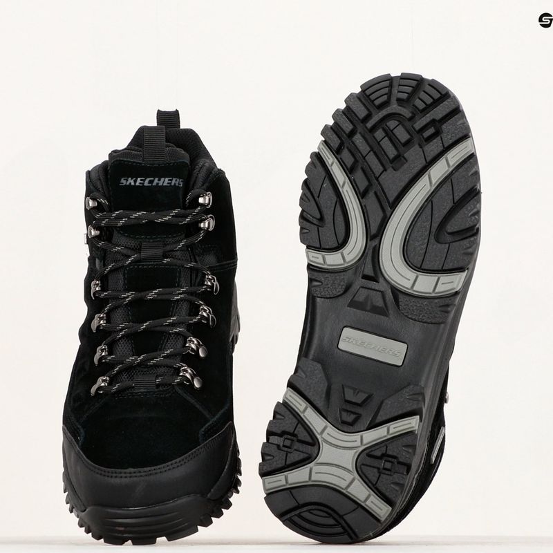 SKECHERS Relment Pelmo fekete férfi túracipő 14