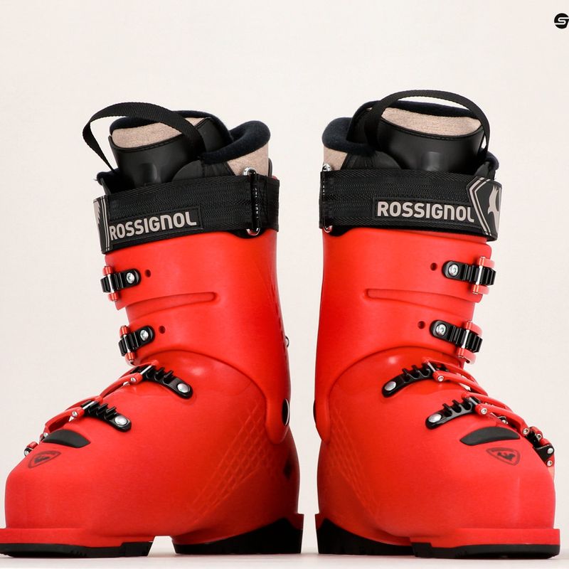 Rossignol Alltrack Jr 80 piros agyag gyermek síbakancsok 14