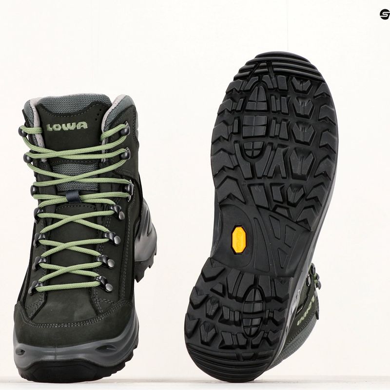 Cipő LOWA Renegade GTX Mid graphit/jade 11