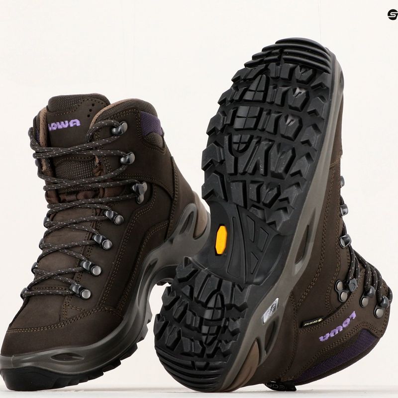 Cipő LOWA Renegade GTX Mid schiefer/bombeer 11