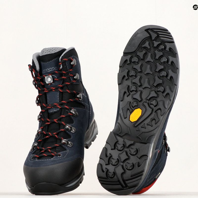 Férfi túrabakancs LOWA Baldo GTX navy/rot 8