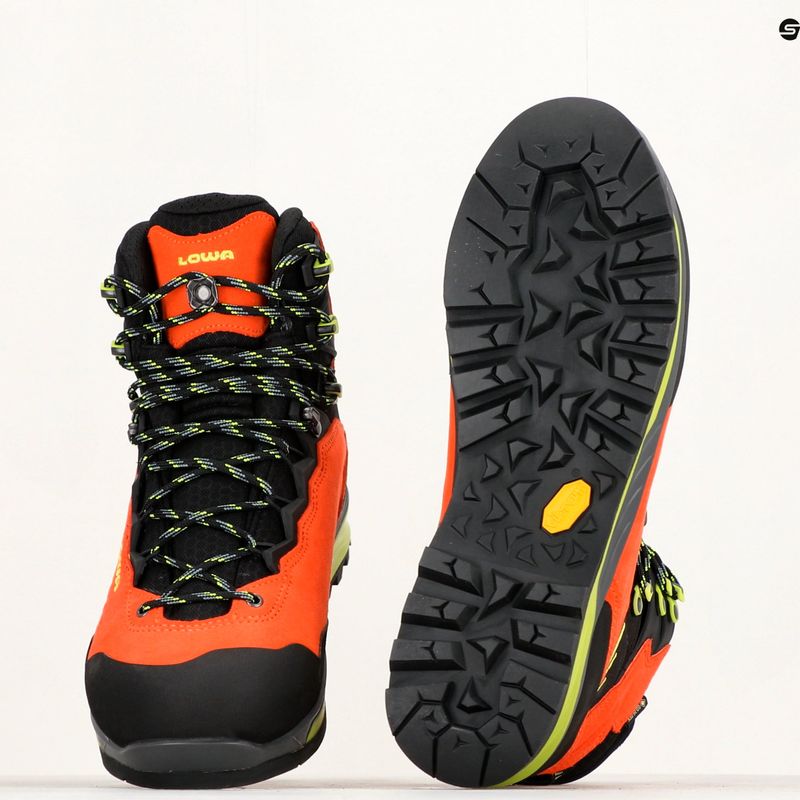 Cipő LOWA Cadin II GTX Mid flame/limone 8