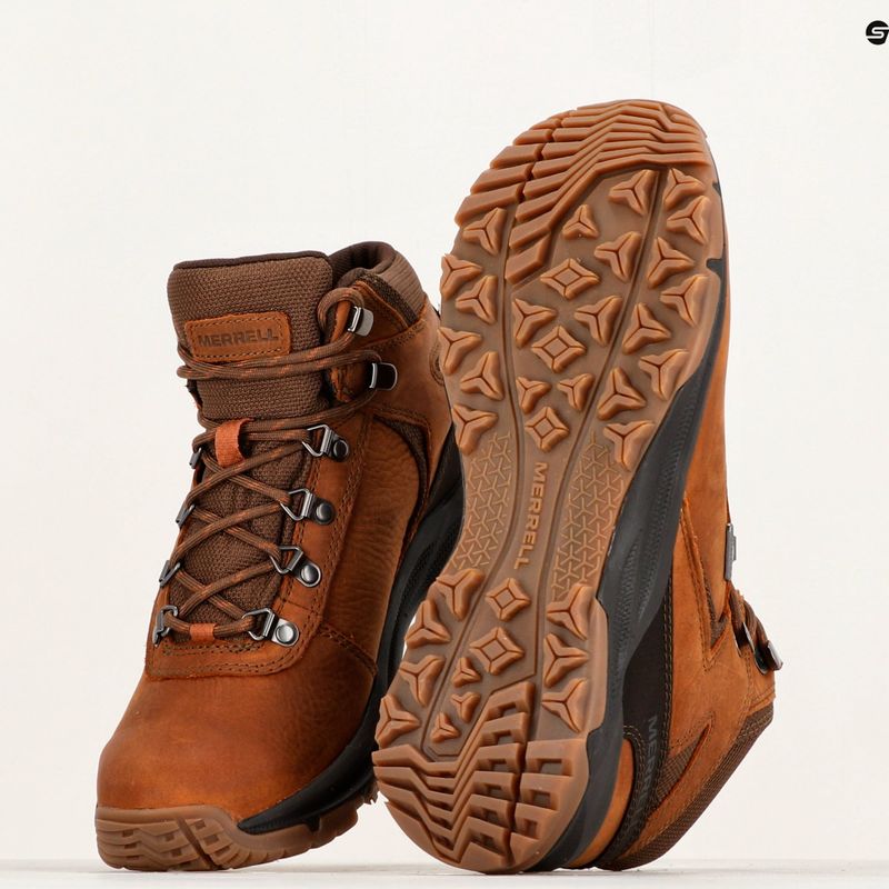 Férfi túracipő Merrell Erie Mid Ltr WP toffee 8