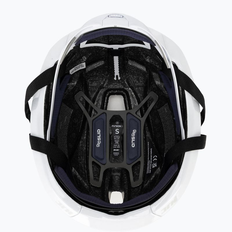 HJC kerékpáros sisak Furion 3 fehér hologram 5