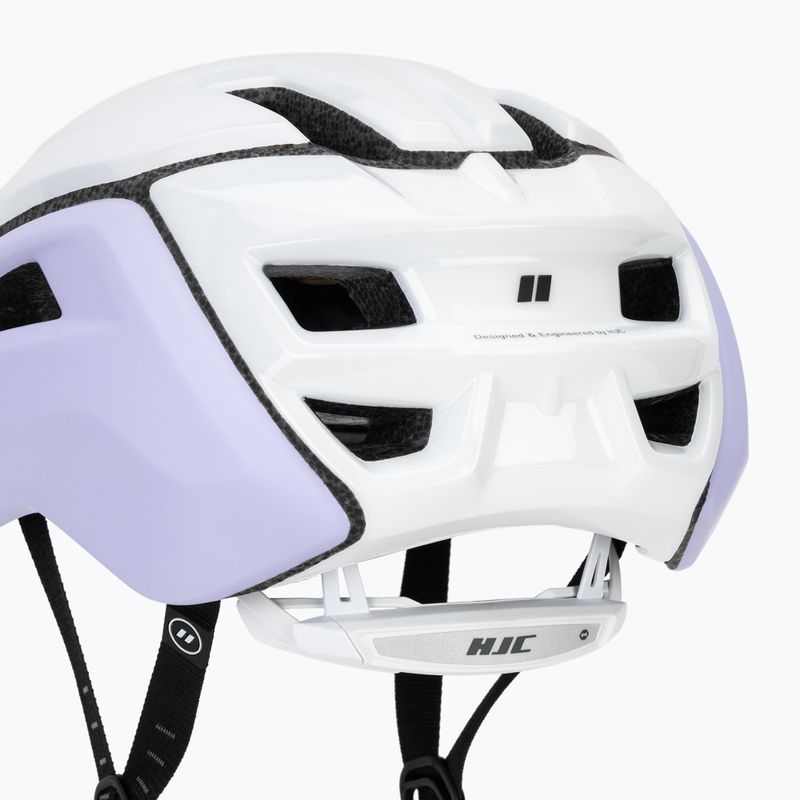 Kerékpáros sisak HJC Valeco 2 mt gl white/lilac 8