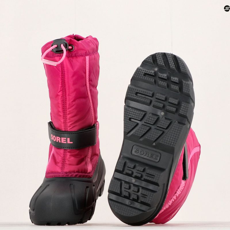 Sorel Flurry Dtv deep blush/tropic pink junior hócsizma 15