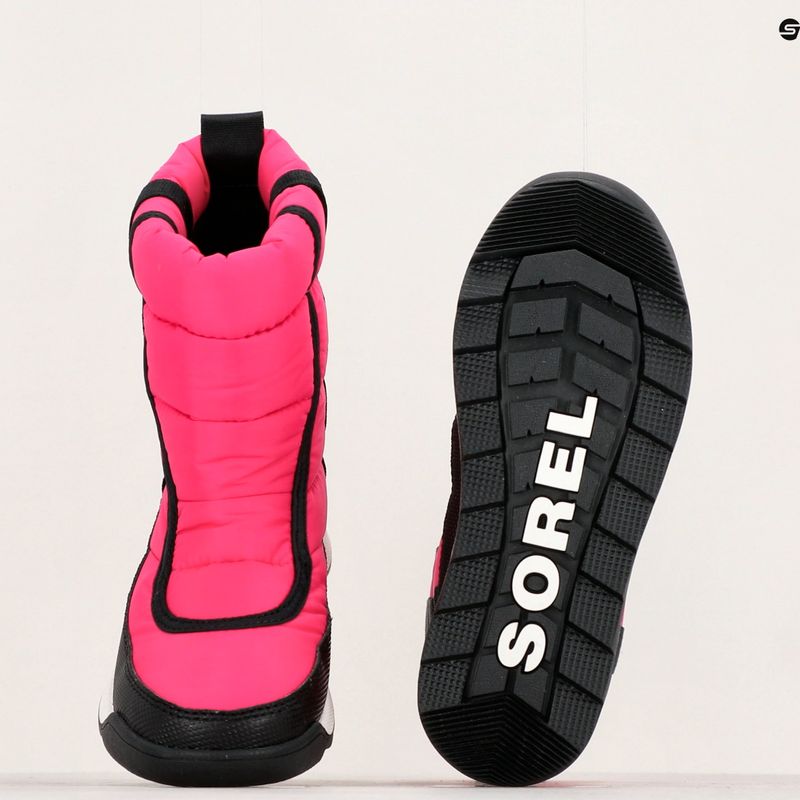 Sorel Outh Whitney II Puffy Mid junior hócsizma kaktusz rózsaszín/fekete 16