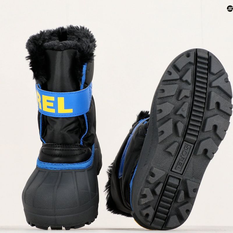Sorel Snow Commander junior hócipő fekete/szuperkék 15