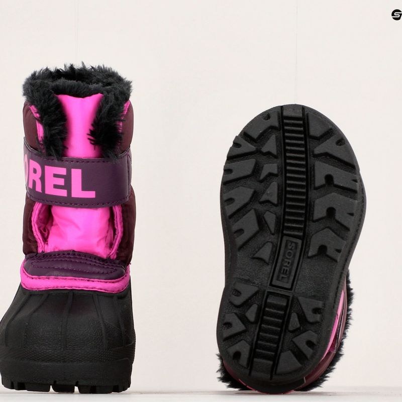 Sorel Snow Commander gyermek hócsizma lila dália/groovy pink 15