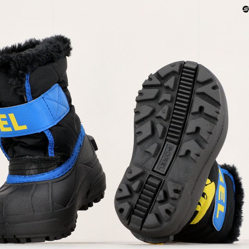 Sorel Snow Commander gyermek hócsizma fekete/szuperkék 15