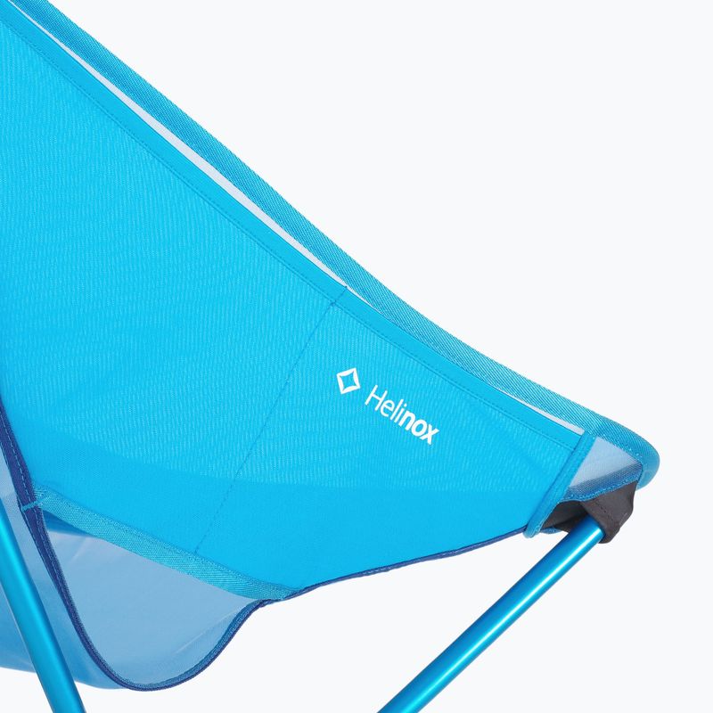 Kempingszék Helinox Beach blue mesh 4