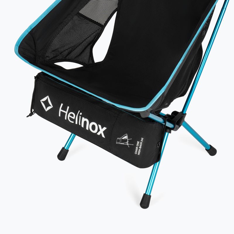 Helinox One magas háttámlájú turista szék (újra) fekete 7