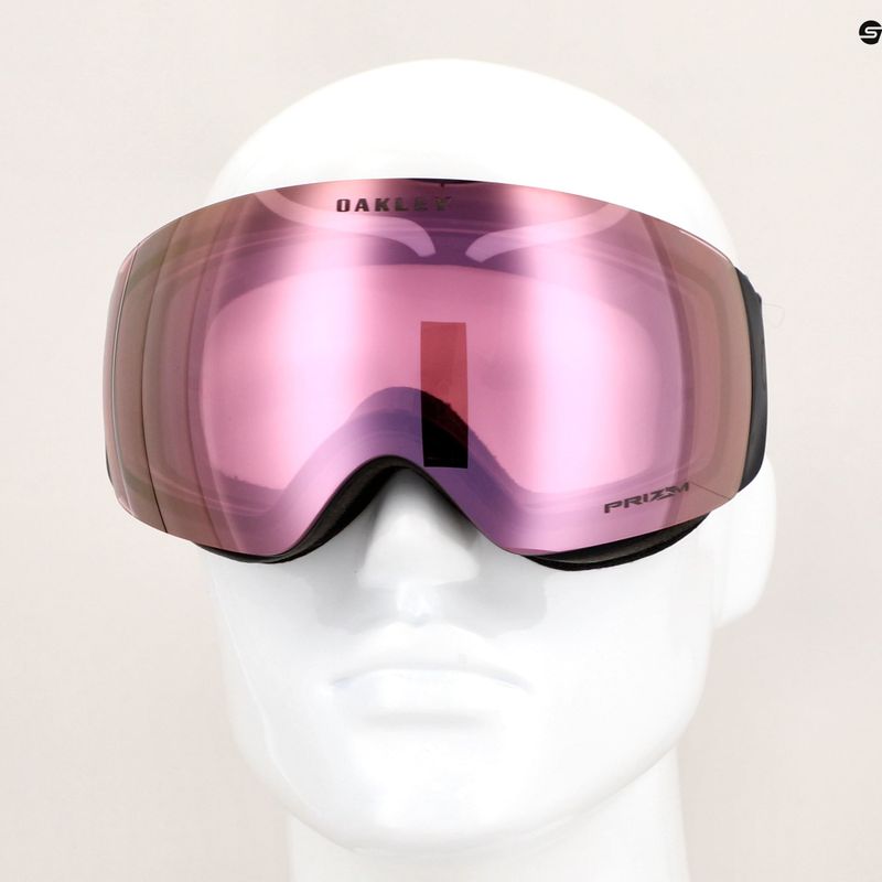 Oakley Flight Deck matt fekete/prizm snow hi rózsaszín síszemüveg 8