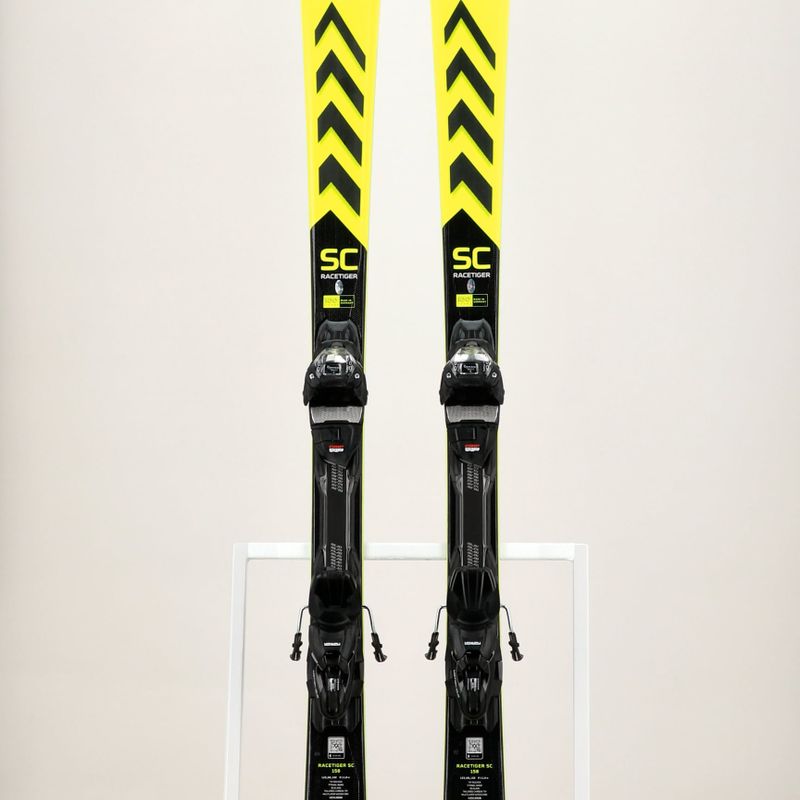 Völkl Racetiger SC Yellow + vMotion 10 GW sárga/fekete lesiklás sílécek 11