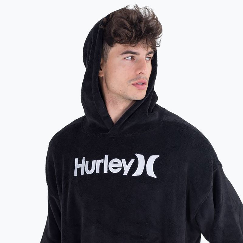 Hurley One&Only fekete poncsó 5