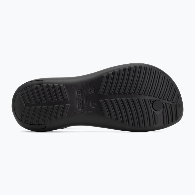 Női papucsok Crocs Sexi Flip black/black 4