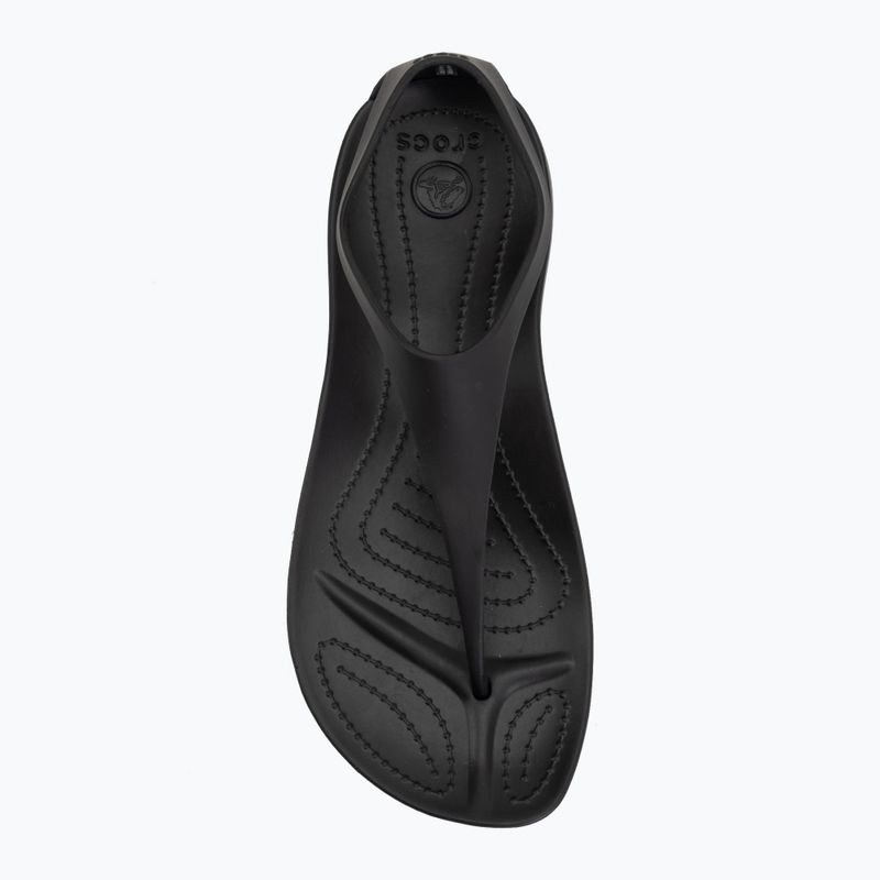 Női papucsok Crocs Sexi Flip black/black 5