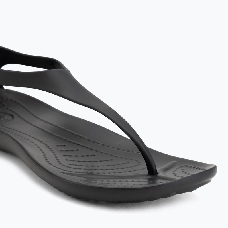 Női papucsok Crocs Sexi Flip black/black 7