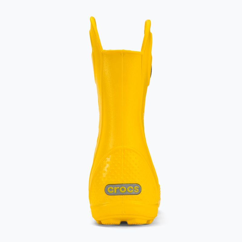 Gyermek gumicsizma Crocs Handle Rain Boot Kids yellow 7