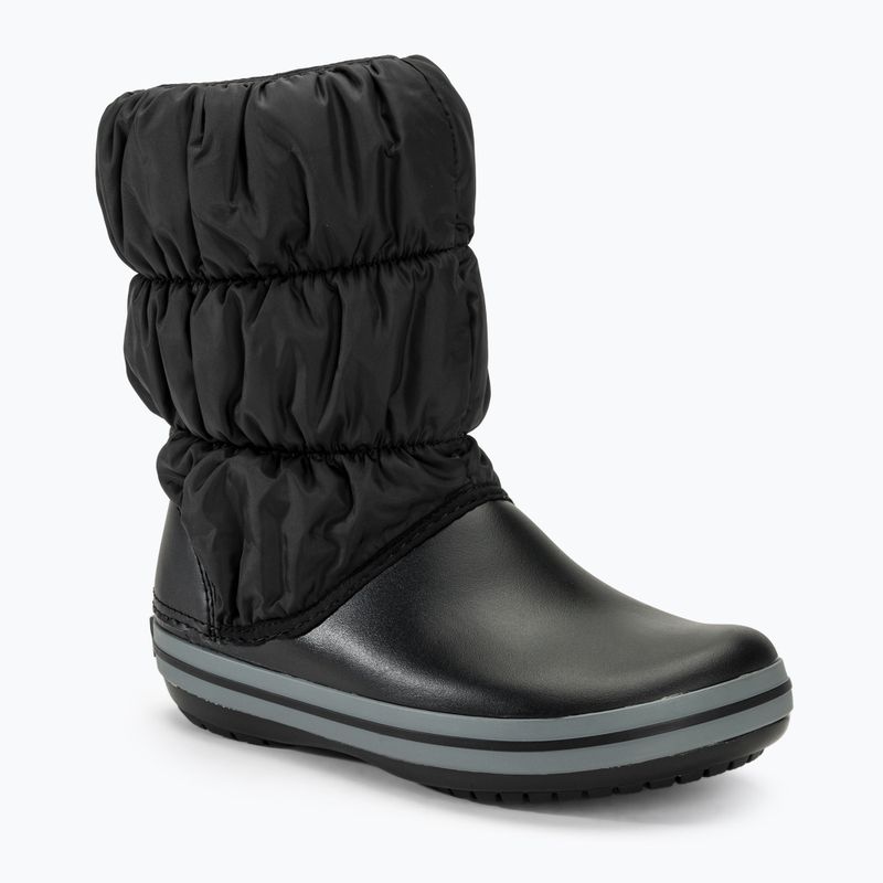 Crocs Winter Puff black/charcoal női hótaposó