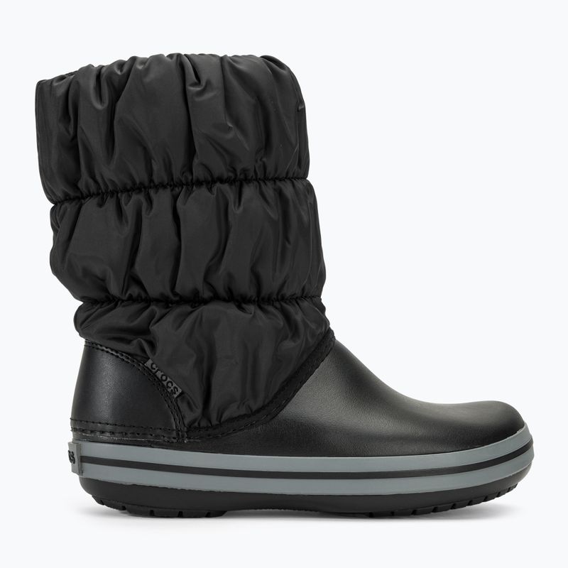 Crocs Winter Puff black/charcoal női hótaposó 2