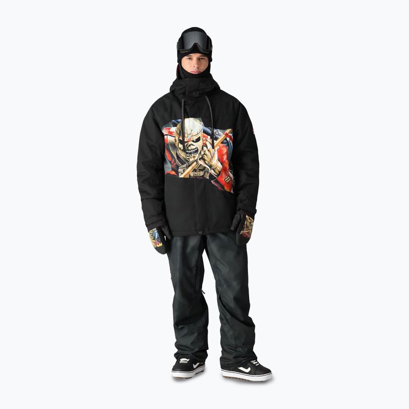 Férfi snowboard dzseki 686 Geo iron maden trooper black 2