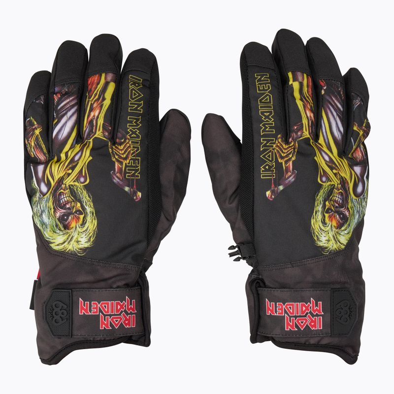 Snowboard kesztyű 686 Primer iron maiden eddies black 2