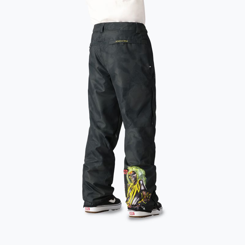 Férfi snowboard nadrág 686 Standard iron maiden eddies black 2