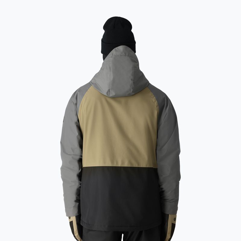 Férfi snowboard kabát 686 Gore-Tex Core Insulated rhino grey colorblock 3