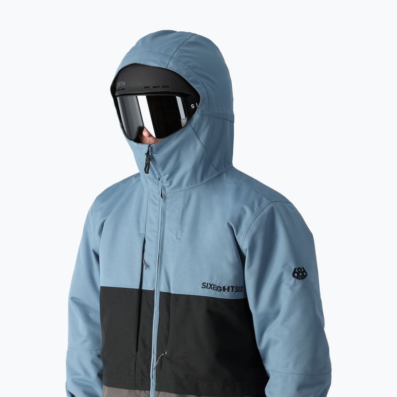 Férfi snowboard kabát 686 Smarty 3-in-1 Form stellar blue colorblock 4