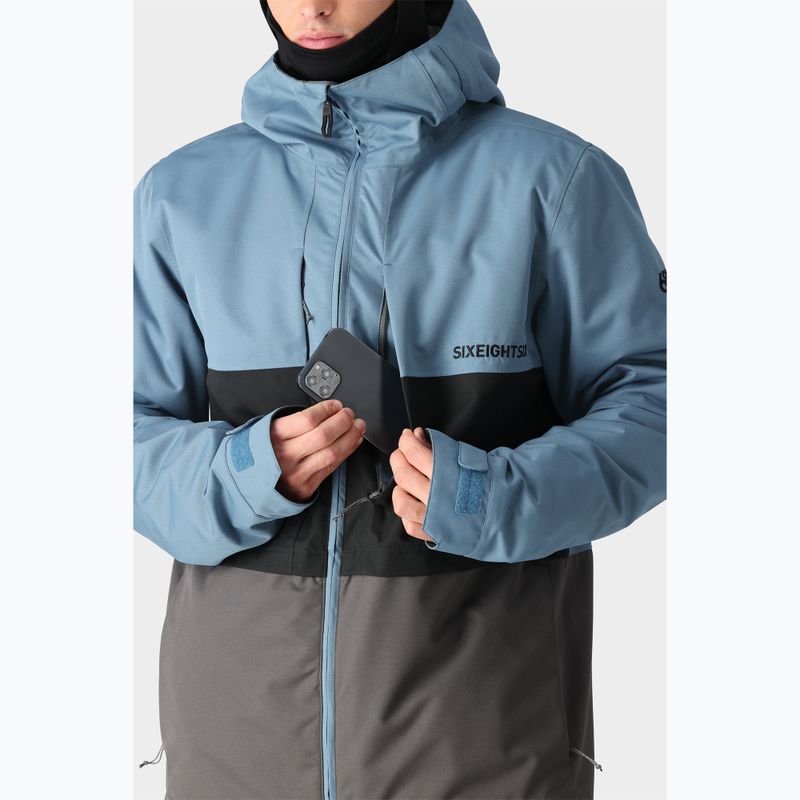 Férfi snowboard kabát 686 Smarty 3-in-1 Form stellar blue colorblock 6