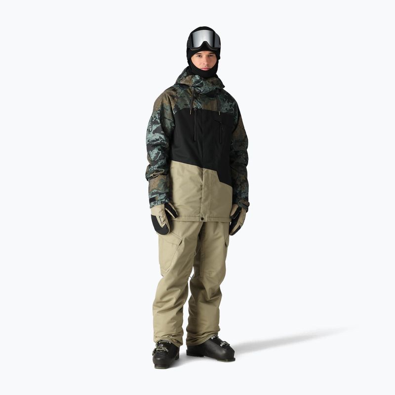 Férfi snowboard dzseki 686 Geo cypress green hemisphere colorblock 2