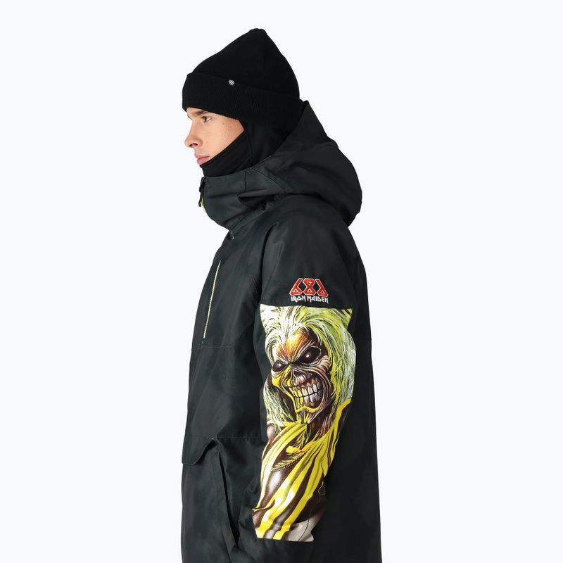 Férfi snowboard kabát 686 Renewal Insulated Anorak iron maiden eddies black 4