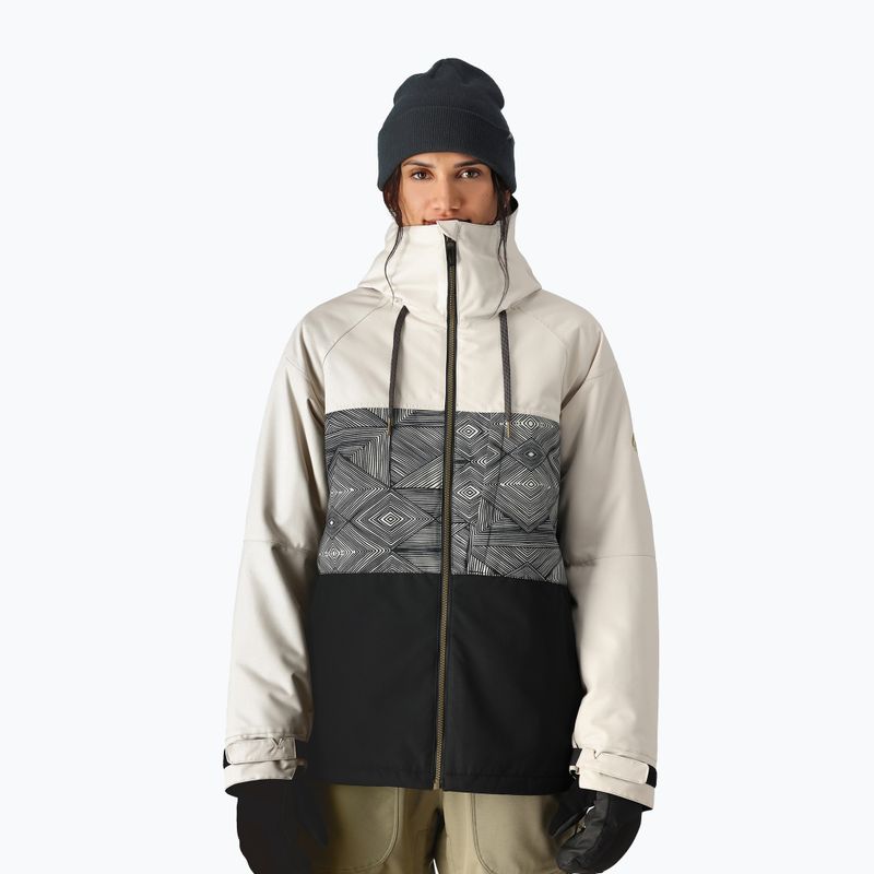 Női snowboard kabát 686 Athena Insulated limestone colourblock