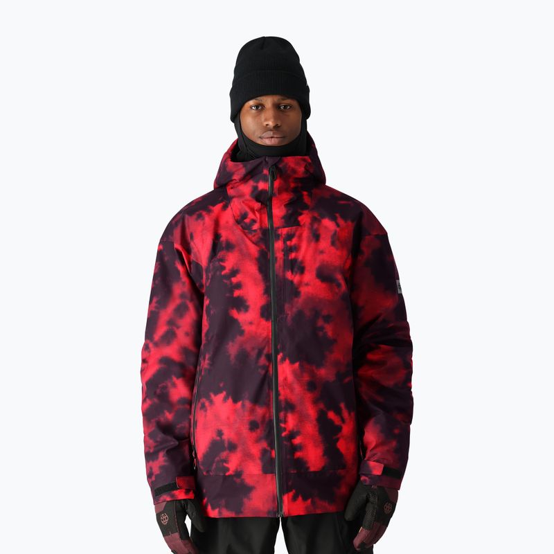 Férfi snowboard kabát 686 Gateway red nebula