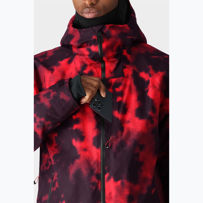 Férfi snowboard kabát 686 Gateway red nebula 6